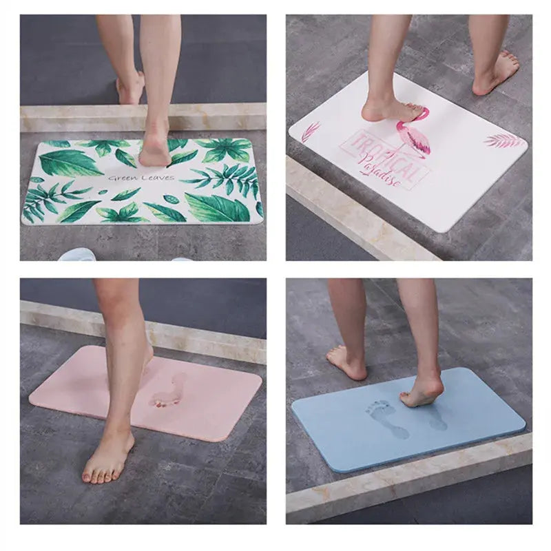 Tapis de bain en diatomite pour spa modèle