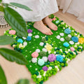 Tapis de bain en mousse végétale multi-colors