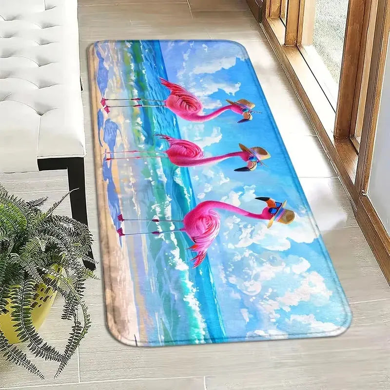 Tapis de bain flamand canard 1