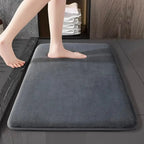 Tapis de bain grande taille noir clair
