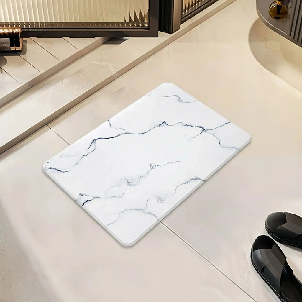 Tapis de bain doux et absorbant pour décoration moderne