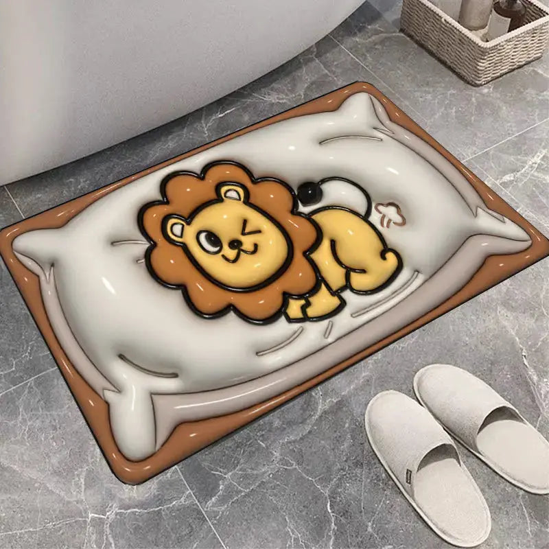 Tapis de bain humoristique