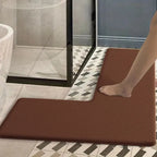 Tapis de bain j'absorbe l'eau chocolat