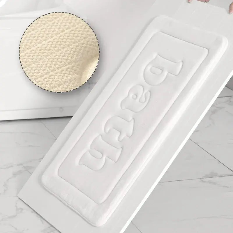 Tapis de bain antidérapant élégant pour salle de bain