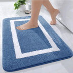 Tapis de bain ma douceur bleu 2