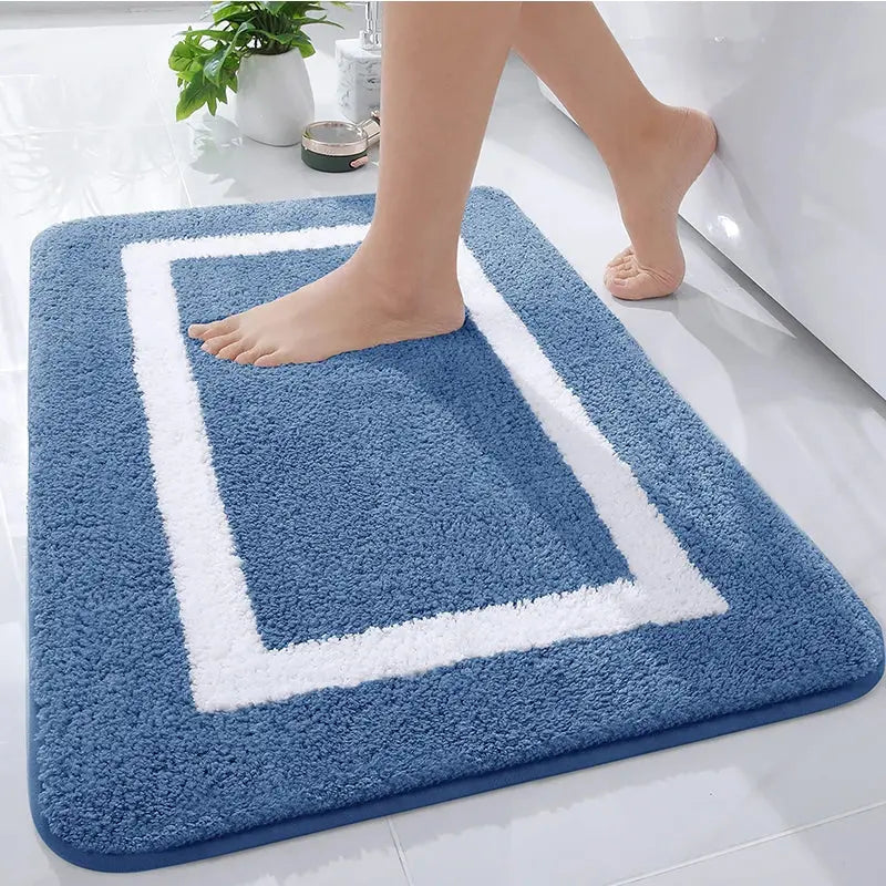 Tapis de bain ma douceur bleu 2