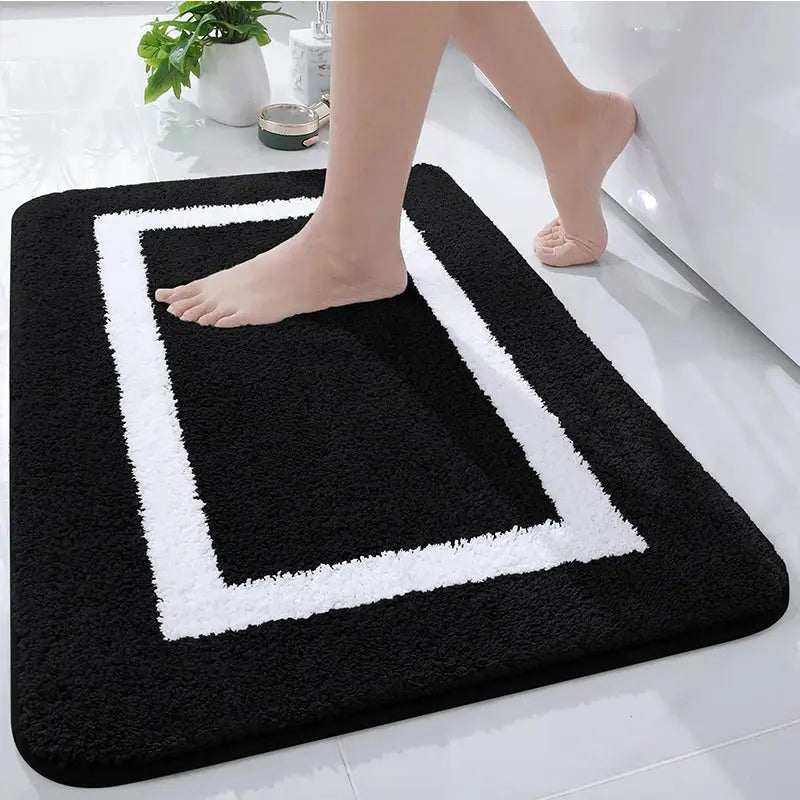 Tapis de bain ma douceur noir