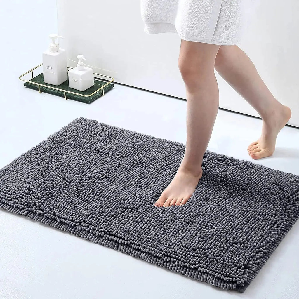 Tapis de bain antidérapant avec surface douce