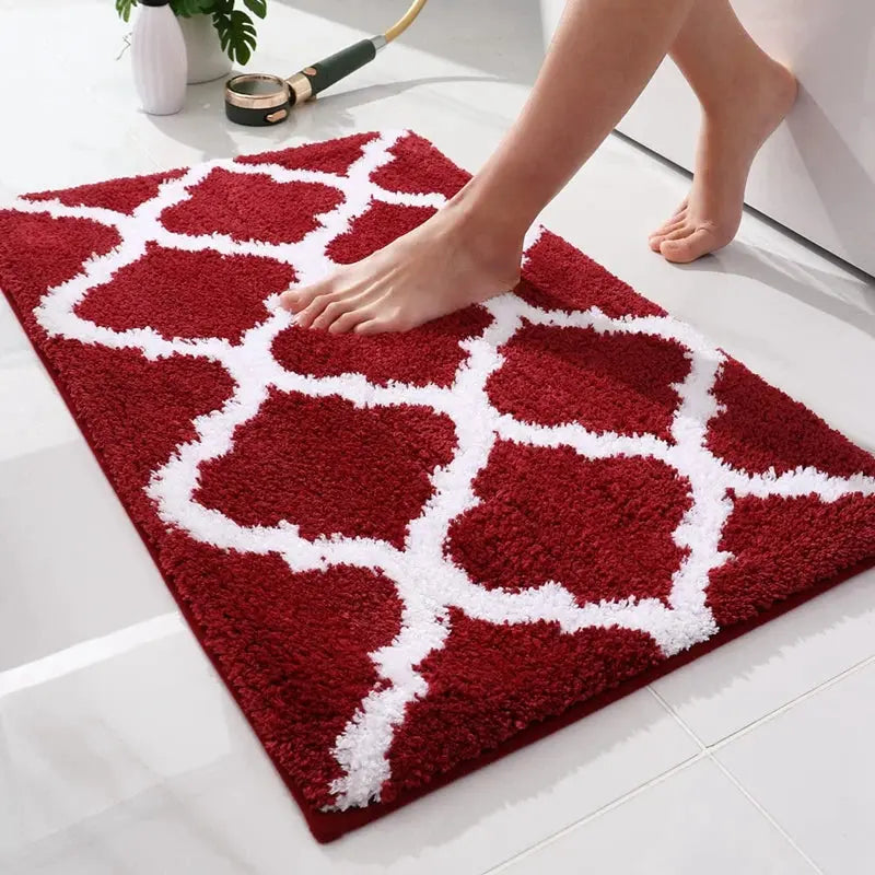 Tapis de bain lavable à séchage rapide et antidérapant