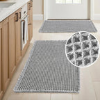 Tapis de bain multi-fonctionnels gris