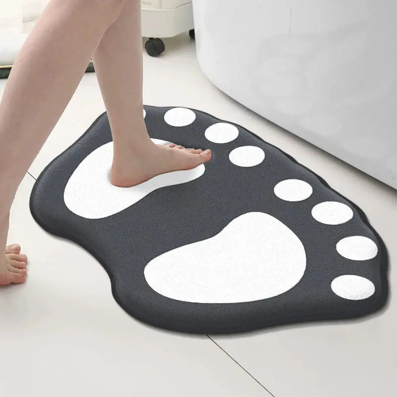 Tapis de bain orteils noir