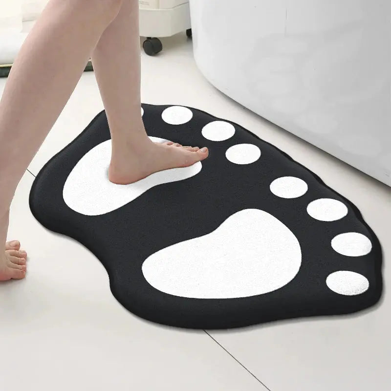 Tapis de bain orteils noir 1