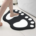 Tapis de bain orteils noir 1