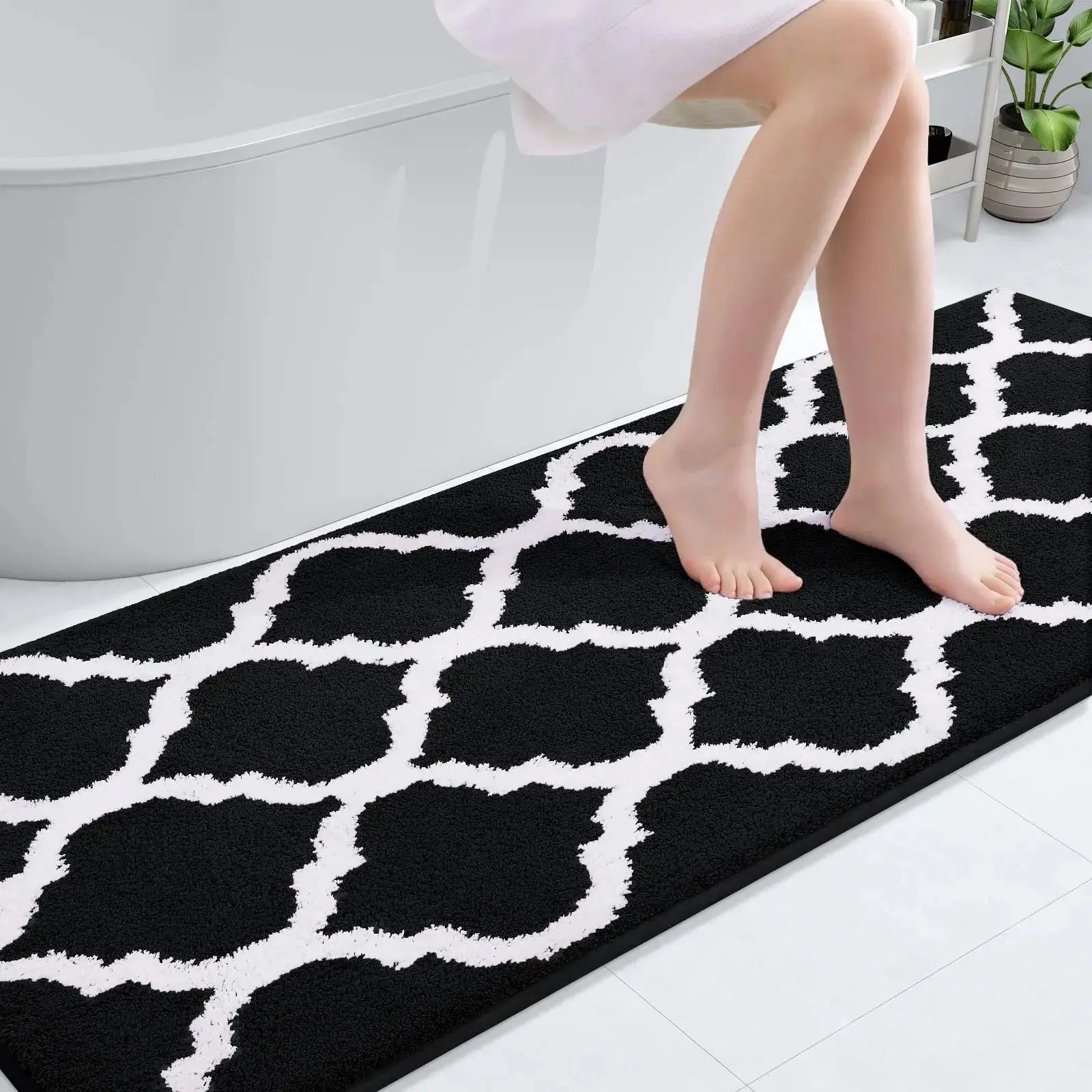 Tapis de bain antidérapant pour sécurité dans la salle de bain