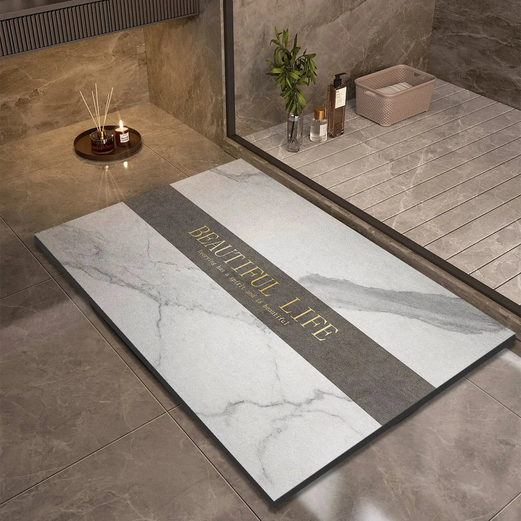 Tapis de bain antidérapant doux et sécurisé
