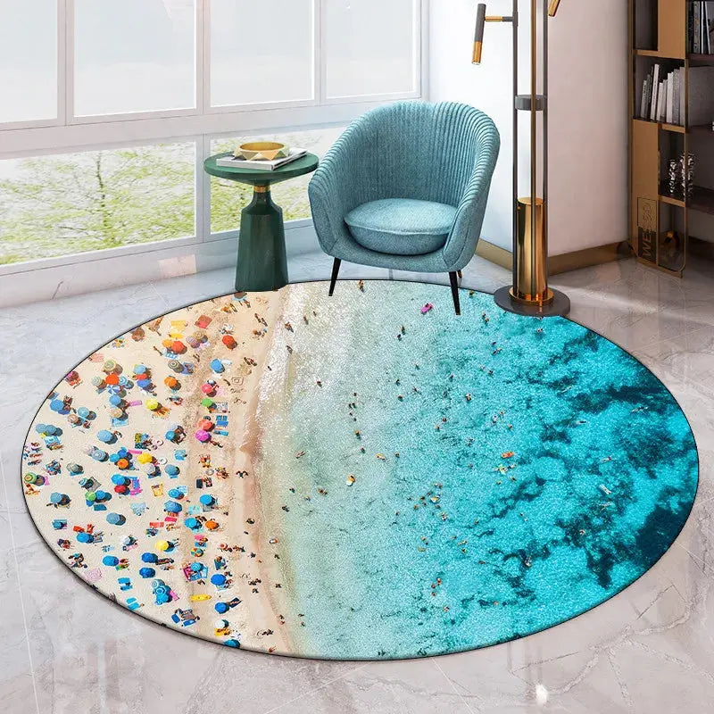 Tapis de bain rond 6