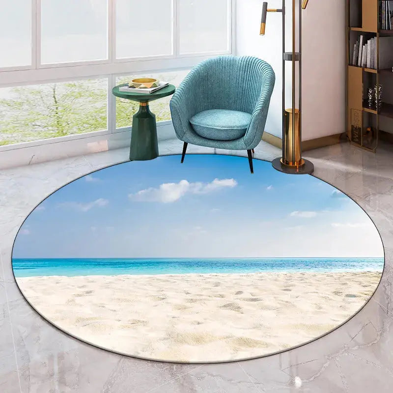 Tapis de bain rond 7