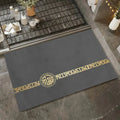 Tapis de bain absorbant japonais noir
