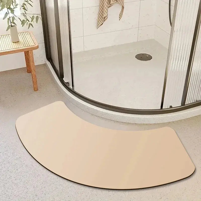 Tapis de bain sèche l'eau camel