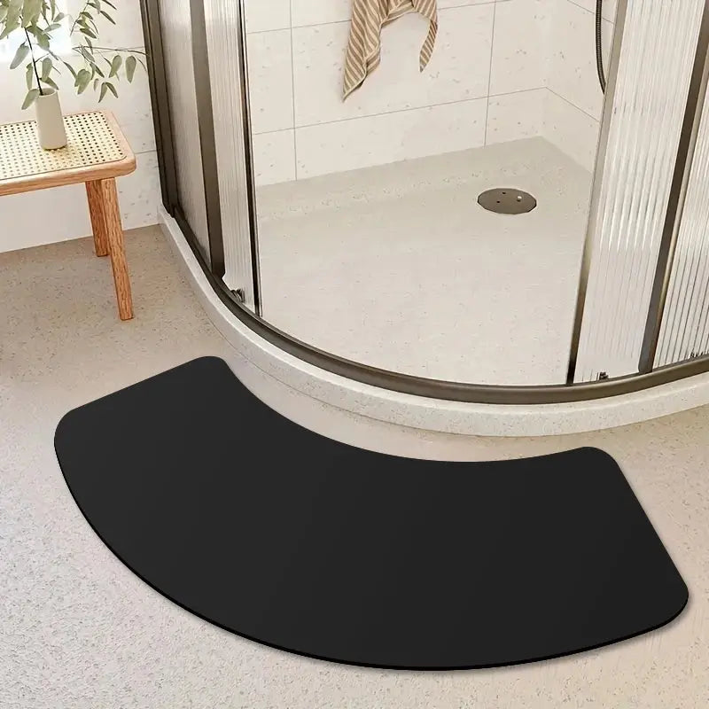 Tapis de bain sèche l'eau noir