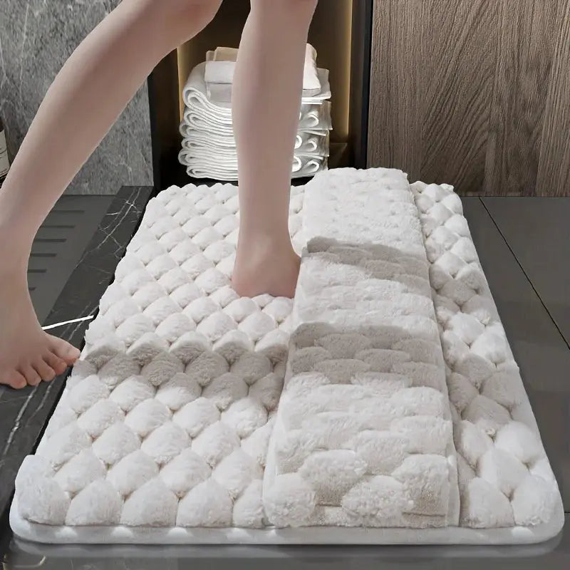 Tapis de bain haut de gamme ultra absorbant pour intérieur moderne