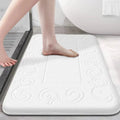 Tapis de bain vrai design blanc
