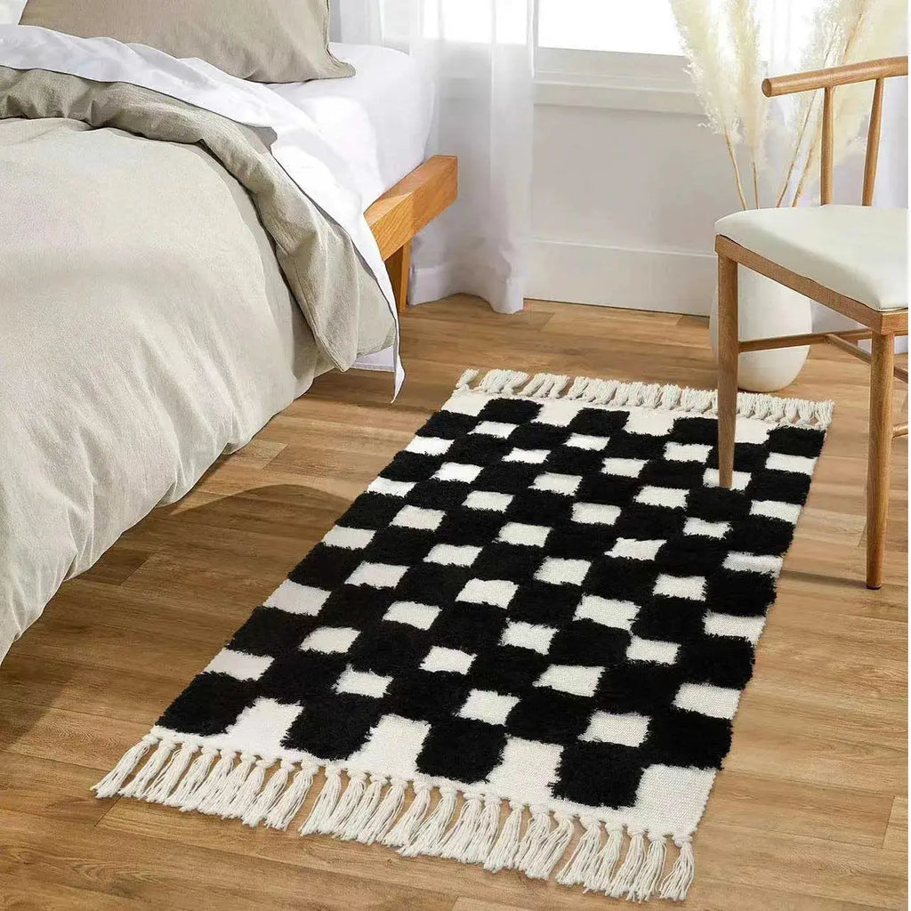 Tapis de bord en coton et lin
