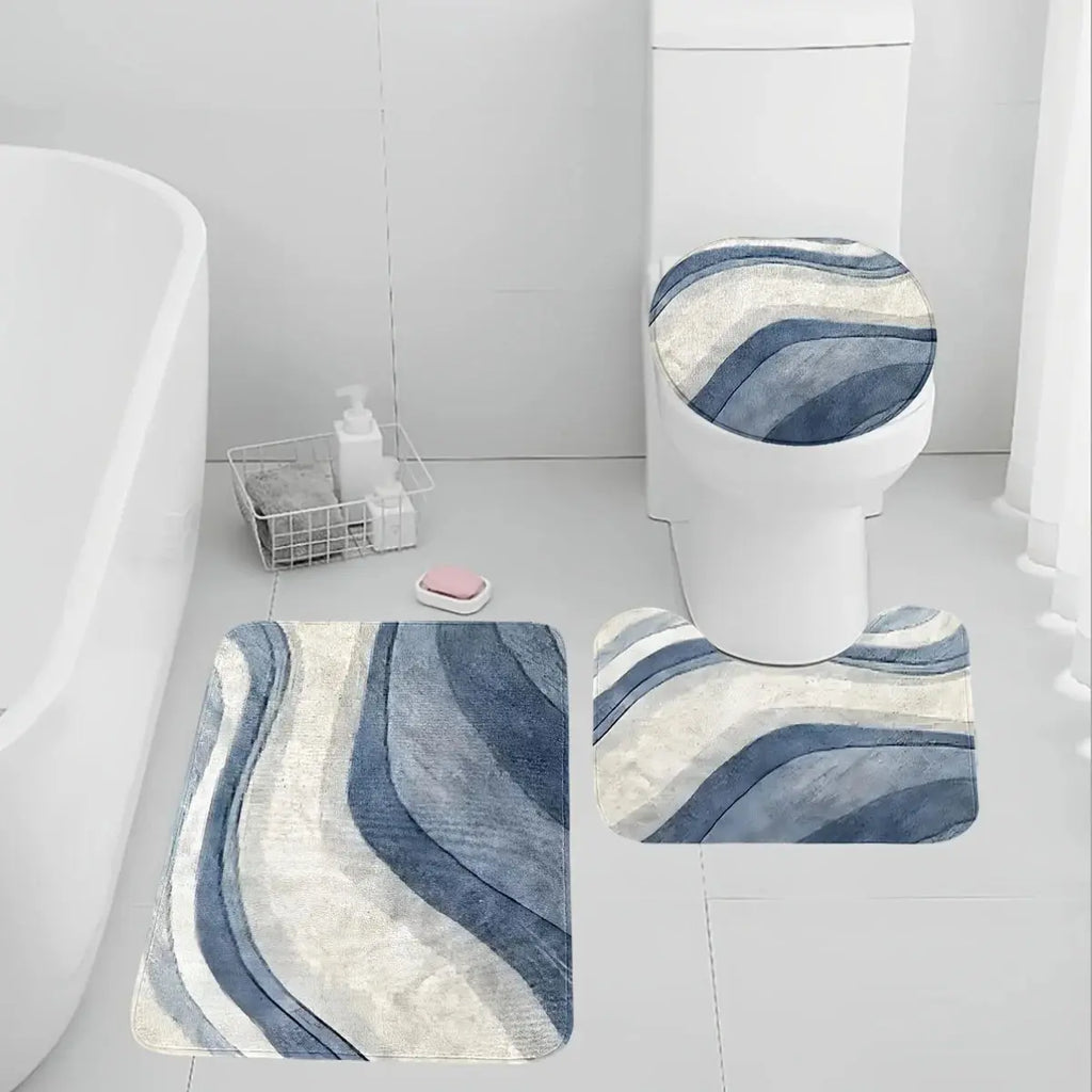 Tapis de salle de bain 3 pièces
