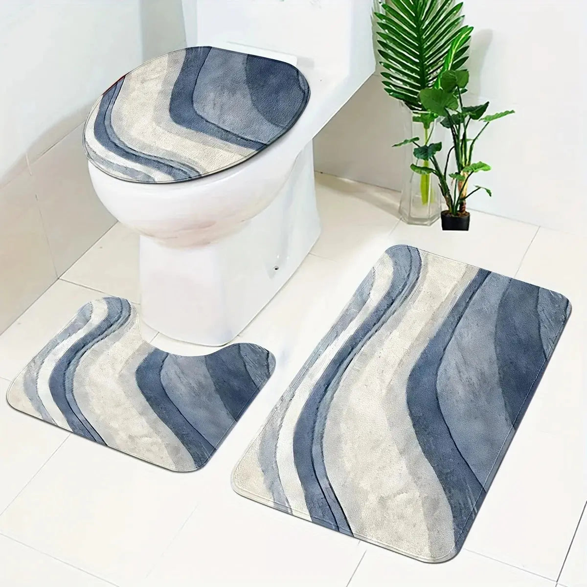 Tapis de salle de bain 3 pièces 3