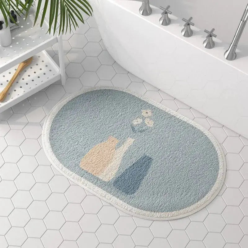 Tapis de salle de bain Maison Blanche
