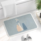 Tapis de salle de bain Maison Blanche