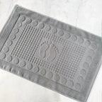 Tapis de serviette de sol blanc pour hôtel