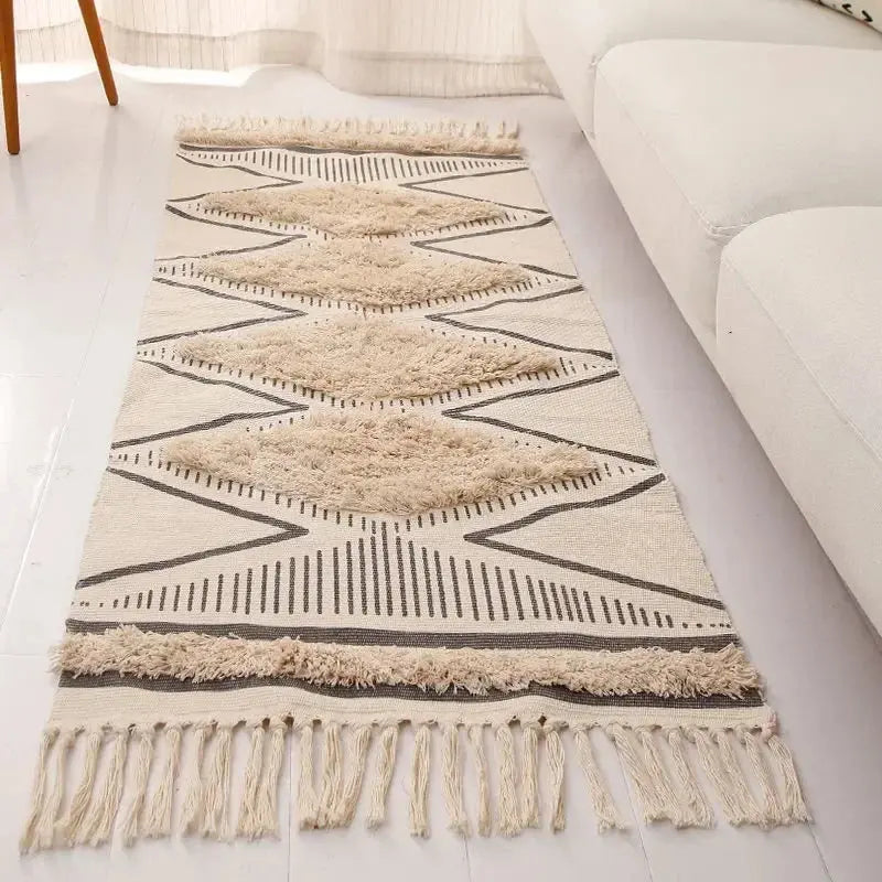 Tapis jonc de mer salle de bain