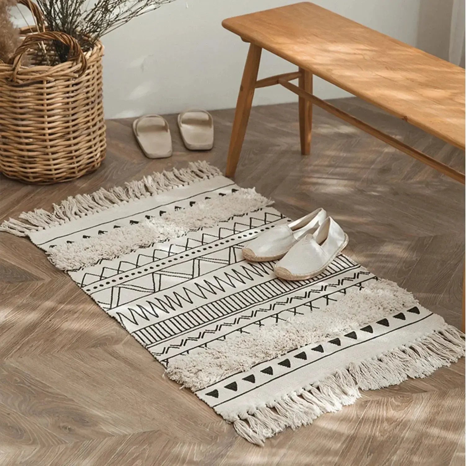 Tapis jonc de mer salle de bain 3