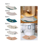 Tapis salle de bain arrondi 10