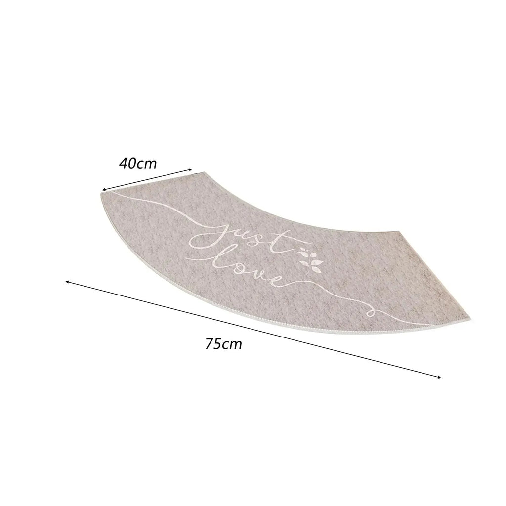 Tapis salle de bain arrondi 12