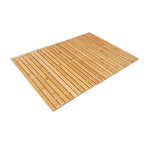 Tapis salle de bain bois solide