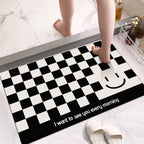 Tapis salle de bain chic