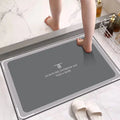 Tapis salle de bain chic gris
