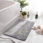 Tapis salle de bain design khaki