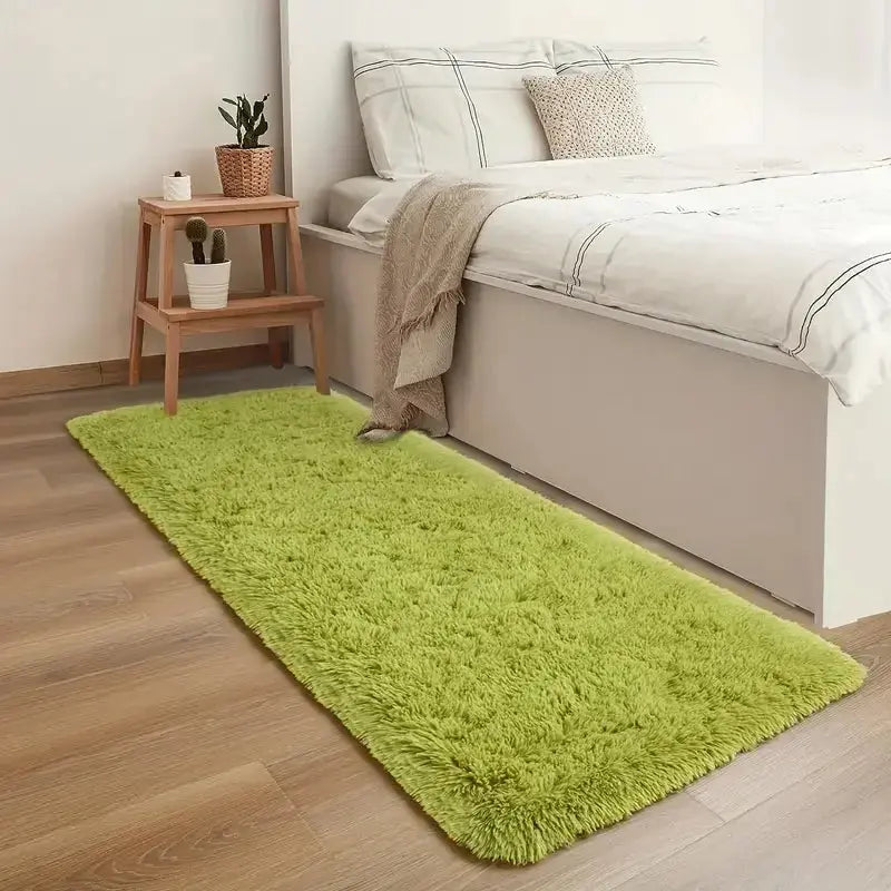 Tapis salle de bain grande taille vert