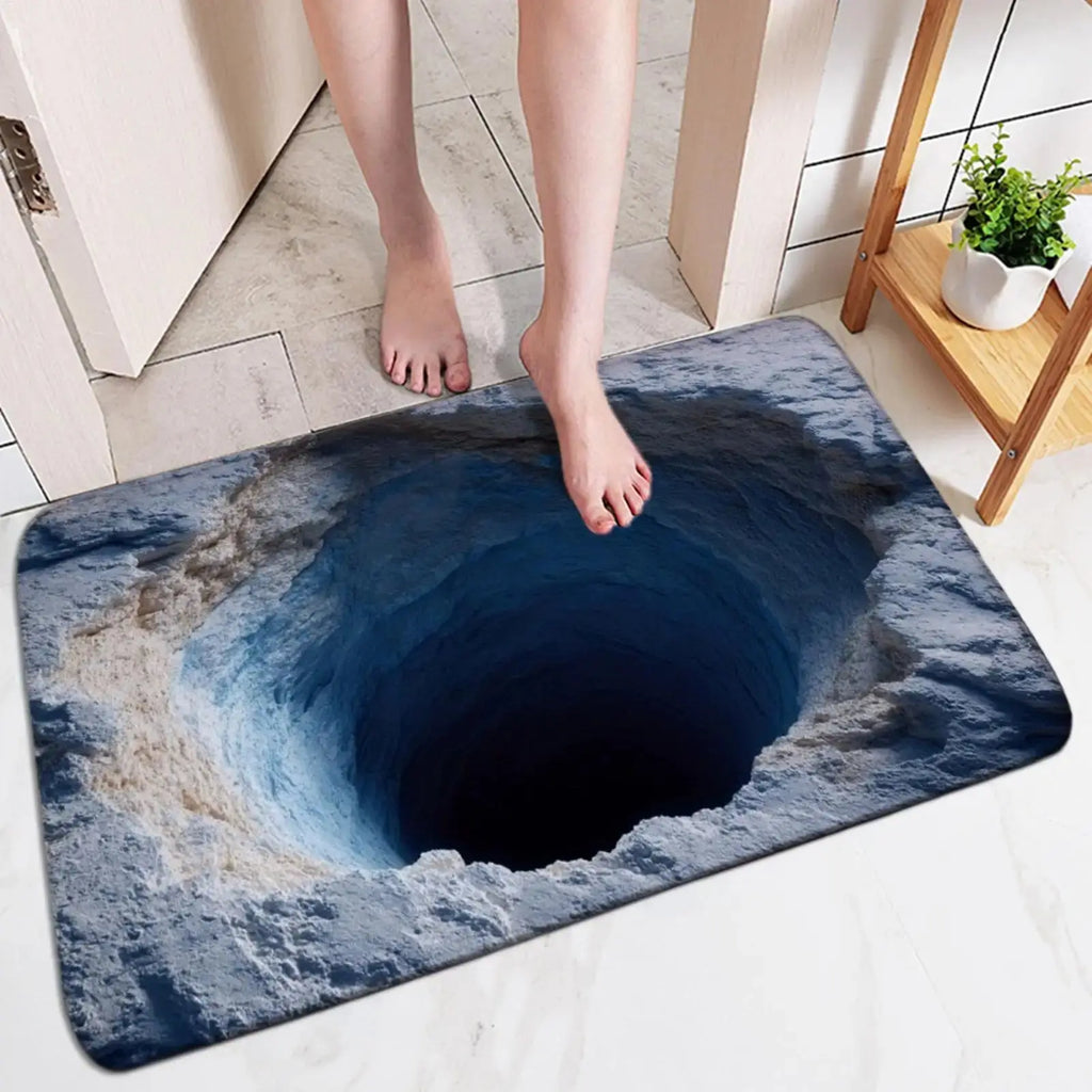 Tapis salle de bain multicolore