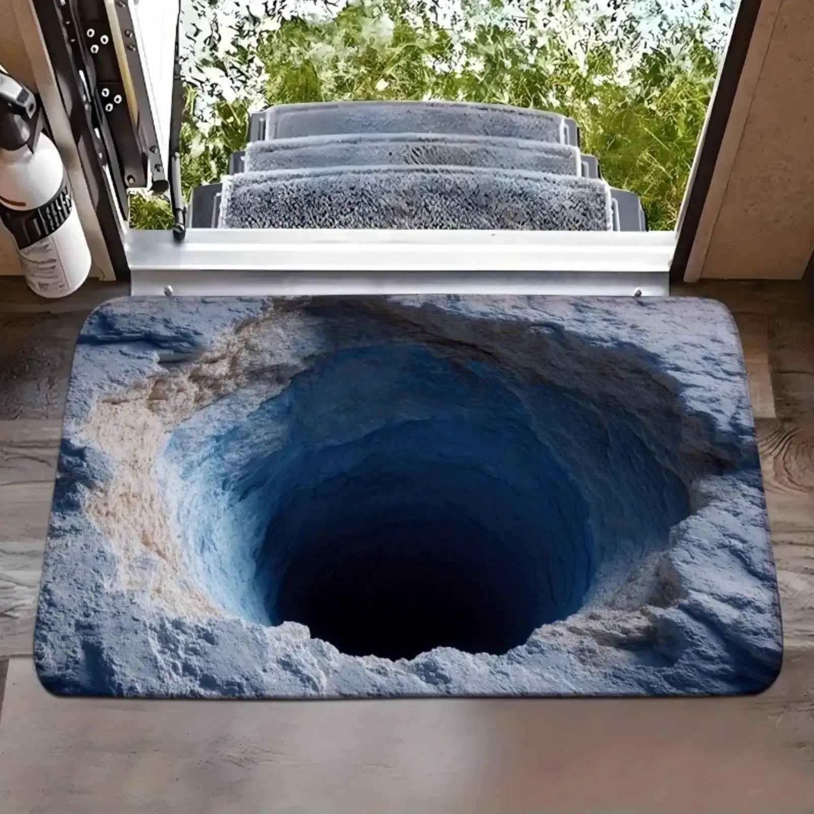 Tapis salle de bain multicolore 2