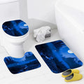 Tapis salle de bain style peinture à l'huile animale