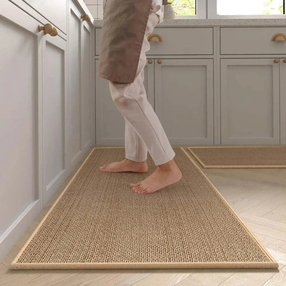 Tapis salle de bain tressé