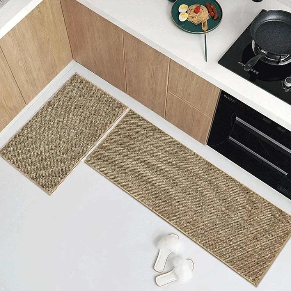Tapis salle de bain tressé